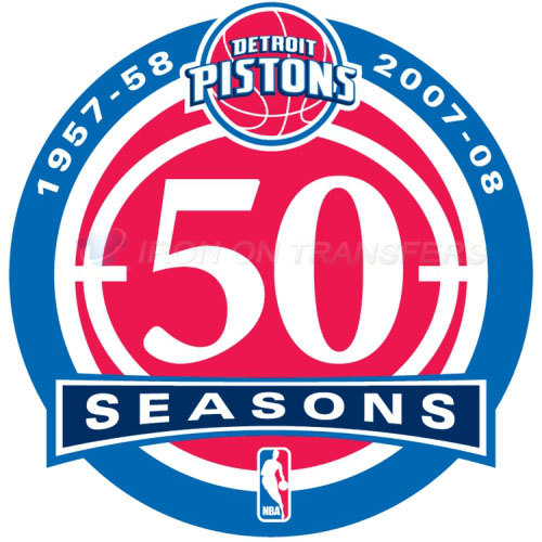 Detroit Pistons Iron-on Stickers (Heat Transfers)NO.998